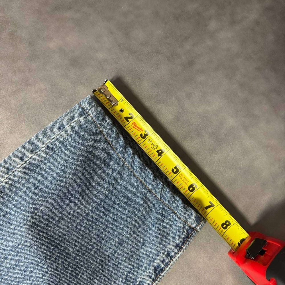 Polo Ralph Lauren Jeans Mens 36x30 Light Wash Blue 90s Vintage Straight Leg - Picture 13 of 14